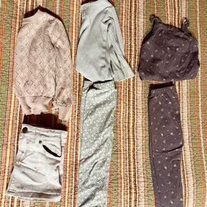 Jamie Kay Kids Matching Sets - Pink, Light Gray, Mauve